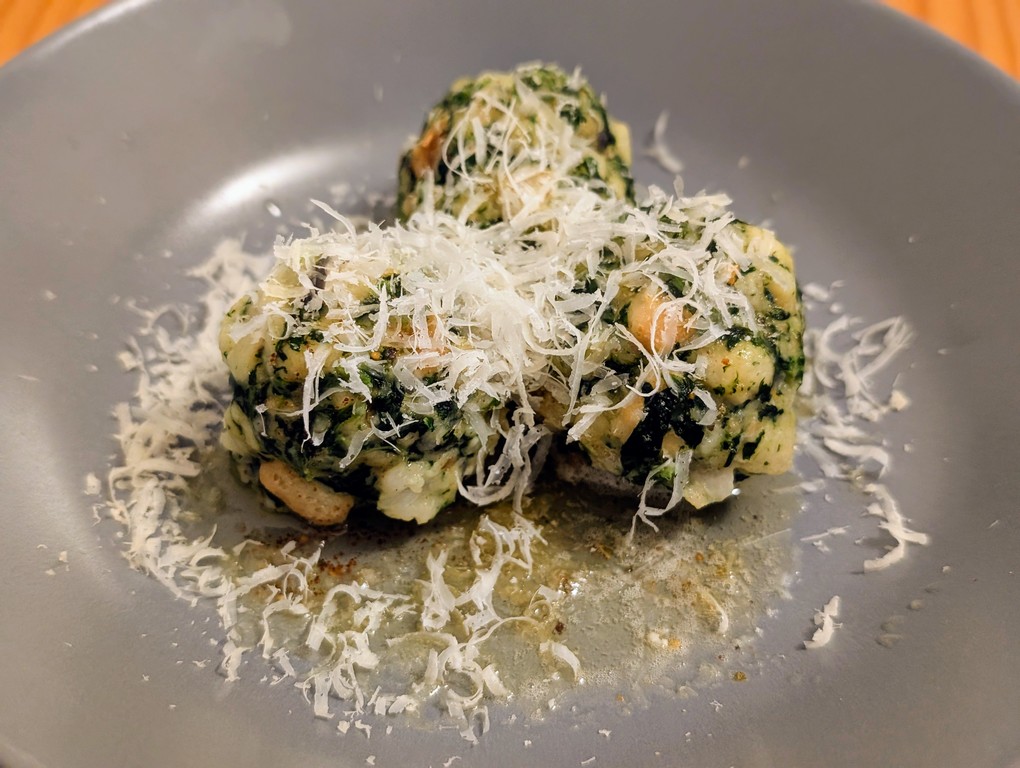 Südtiroler Spinatknödel