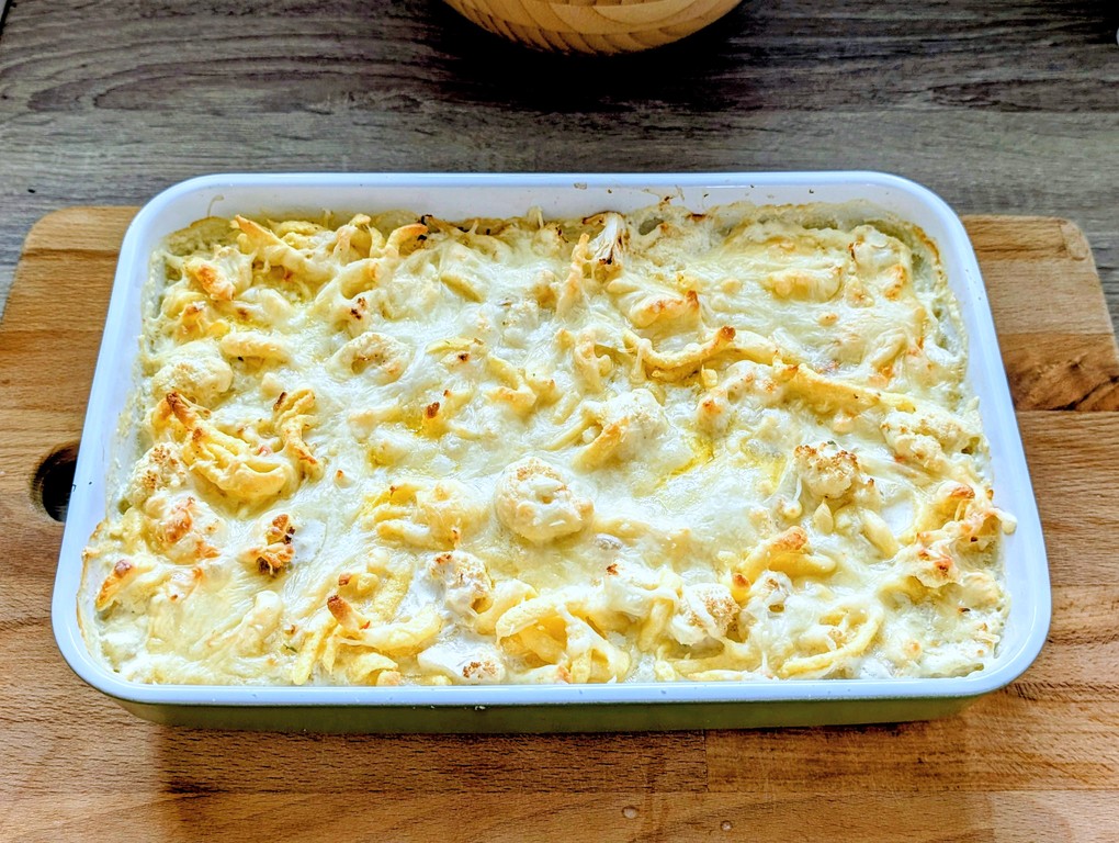 Spätzle Blumenkohl Auflauf