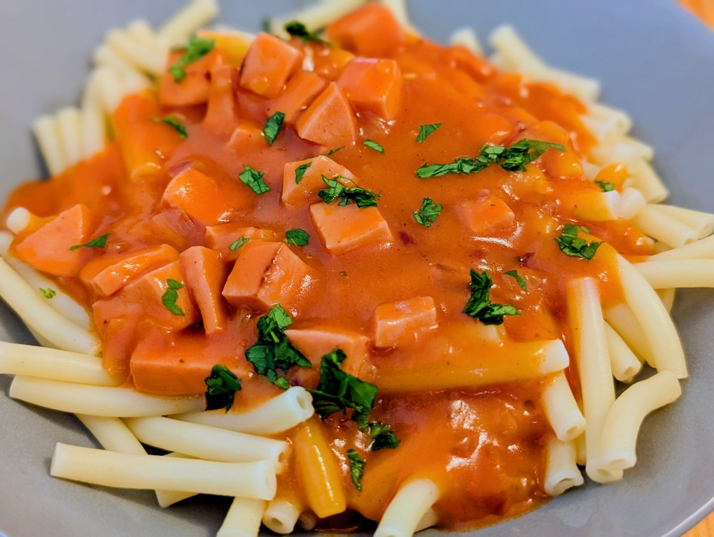 Nudeln mit DDR Tomatensoße
