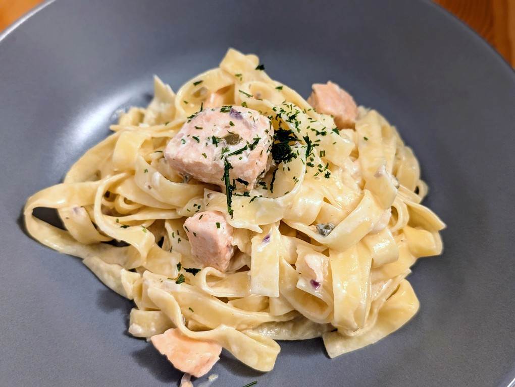 🇮🇹 Pasta al Salmone e Mascarpone