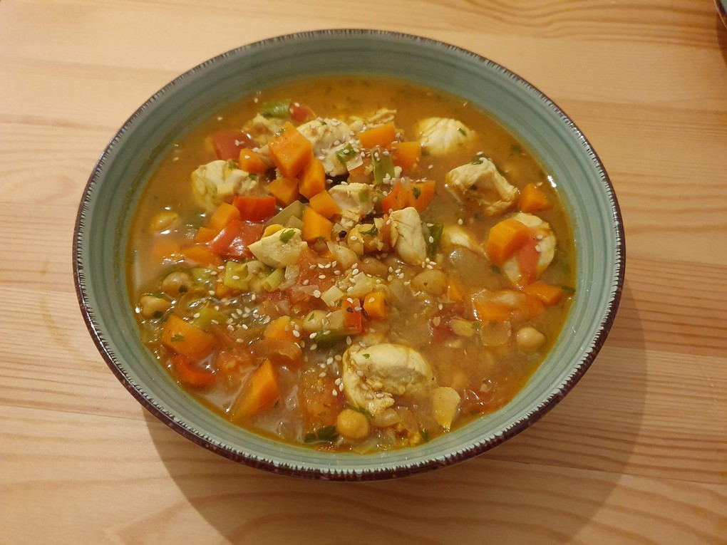 Marokkanischer Kichererbseneintopf