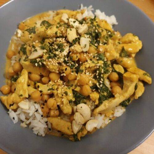 Cremiges Curry Madras