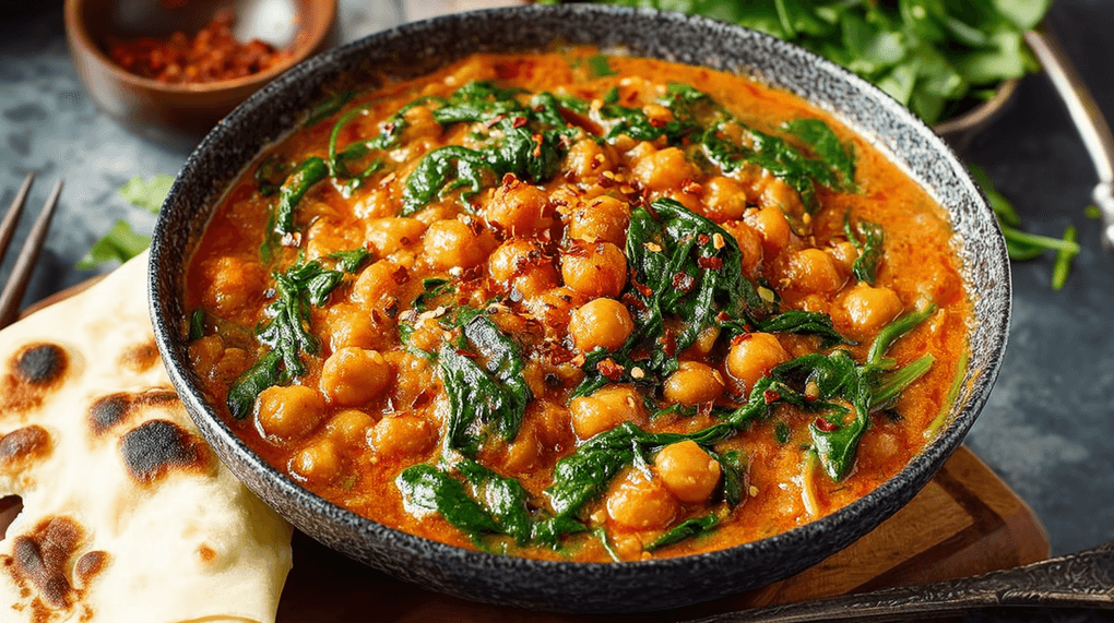 Kichererbsen-Tomaten-Curry