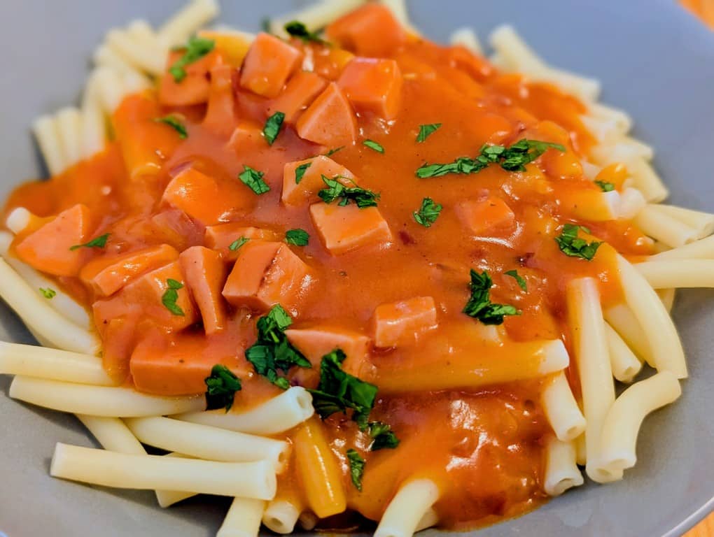 Nudeln mit DDR Tomatensoße