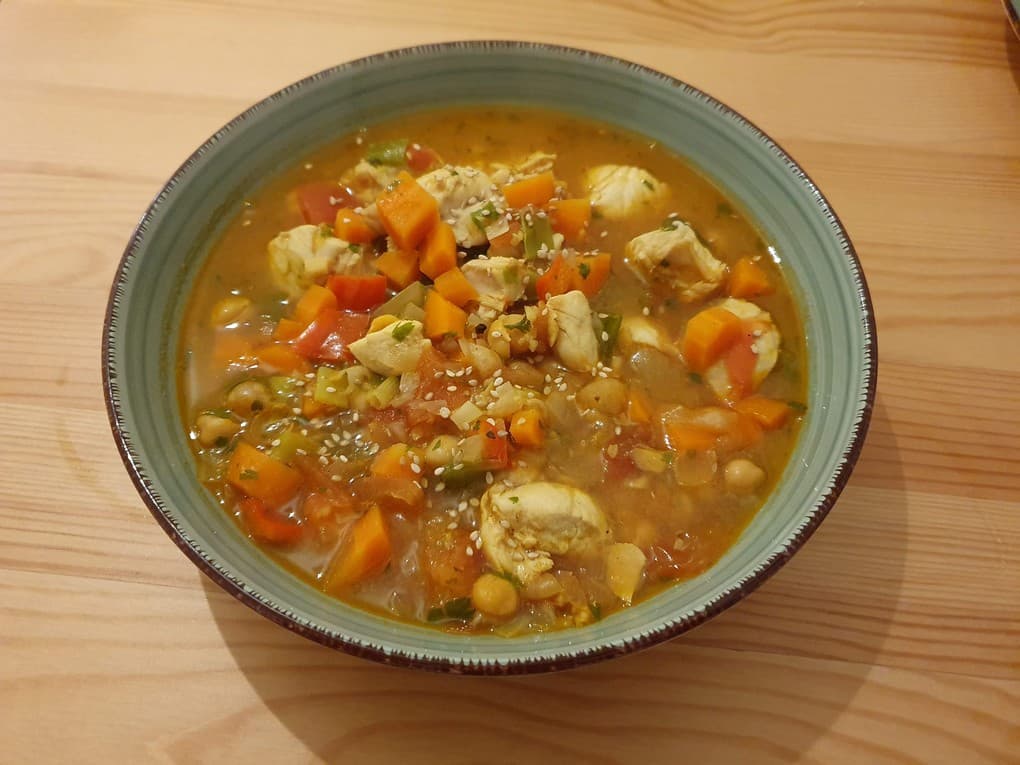 Marokkanischer Kichererbseneintopf